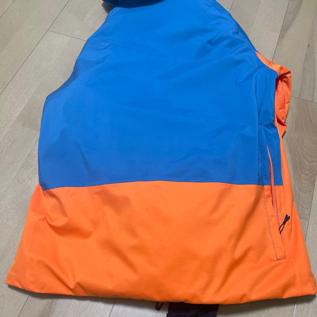 MIZUNO 防水スキーウェア 青/オレンジ