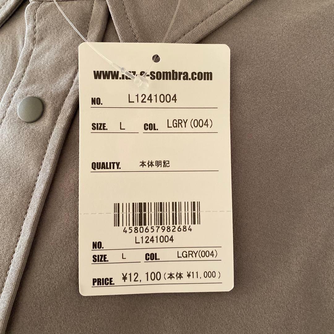 新品　LUZeSOMBRA　ルースイソンブラ　ワーク シャツ　長袖　グレー　L