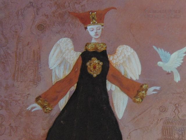 宝永たかこ、【散らばった暗示のかけら】、希少な画集画、新品高級額・額装付