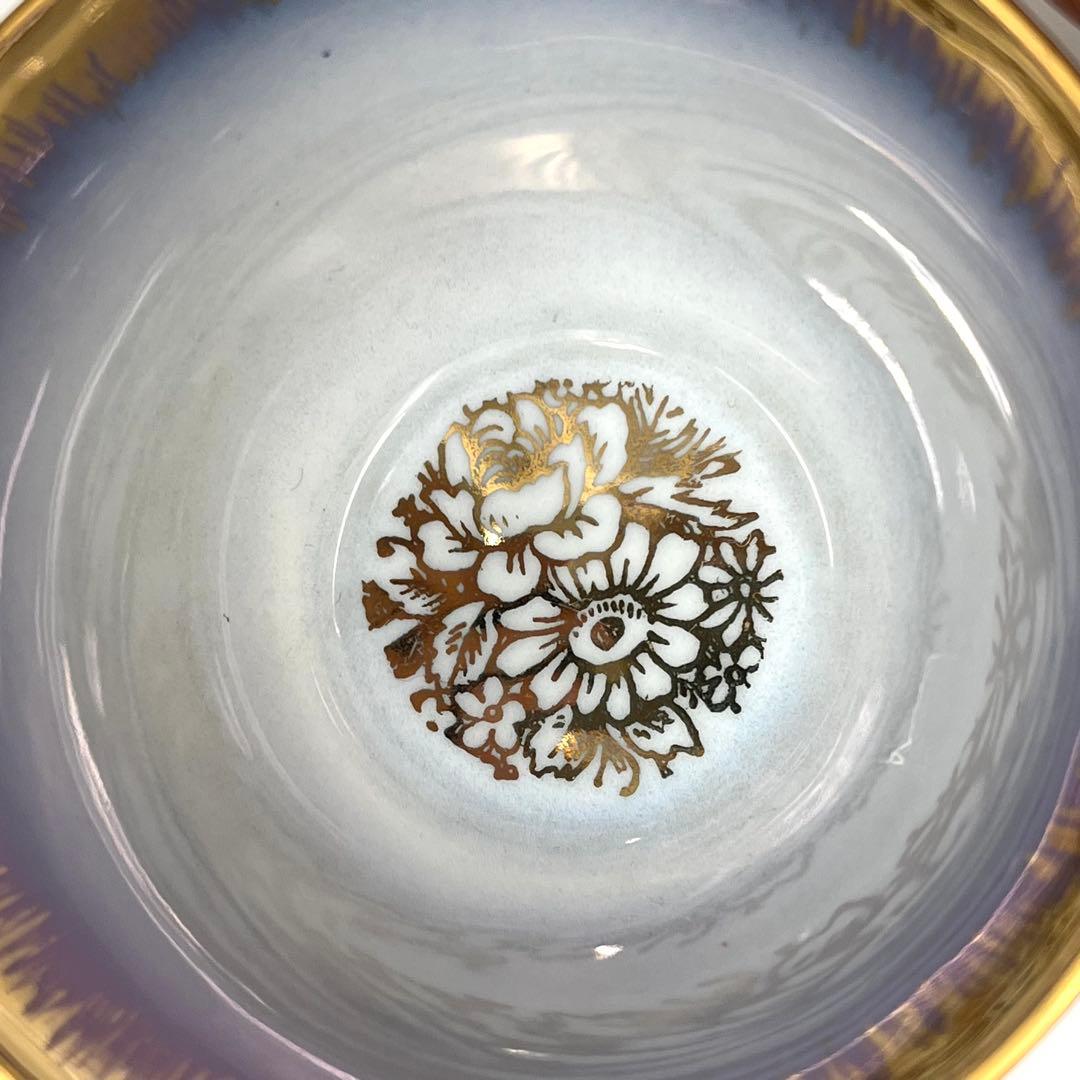 陶磁器　宮廷小花/ティーセット　15セット 花柄 金装飾