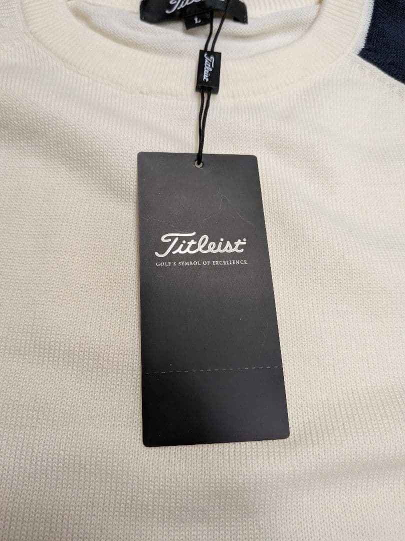 タグ付き Titleist メルセデスベンツ ホワイト セーター Lサイズ