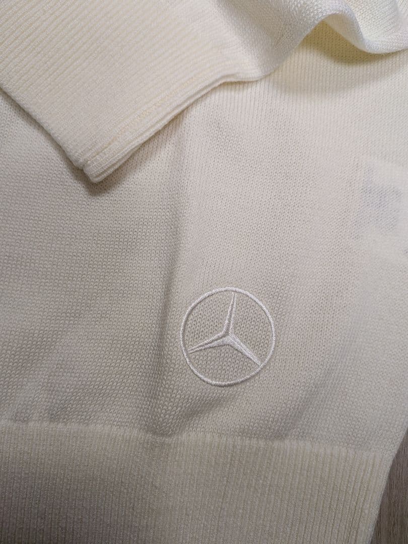 タグ付き Titleist メルセデスベンツ ホワイト セーター Lサイズ