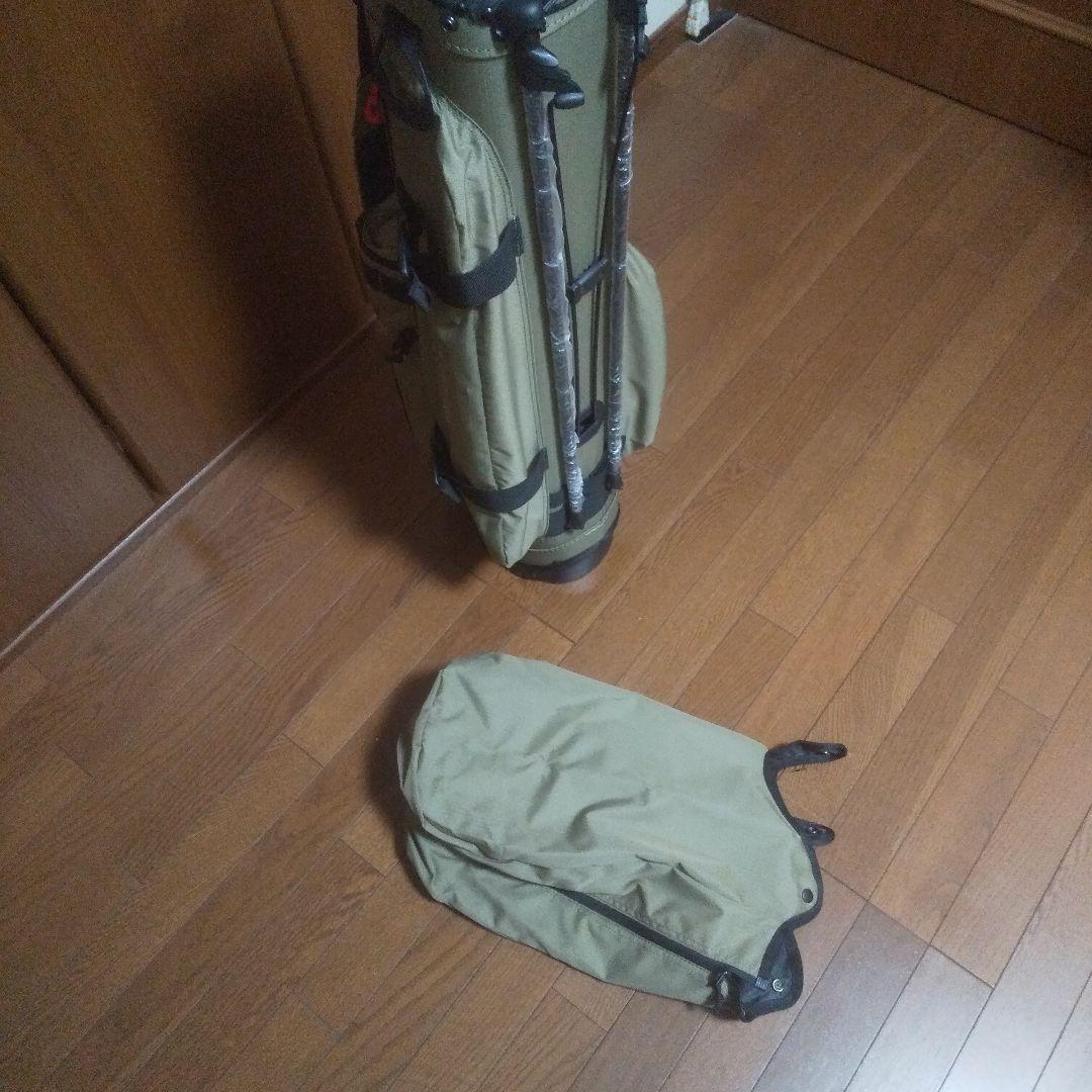 CALLAWAY レイドバックスタンドキャディバッグ カーキ色 カバー付き