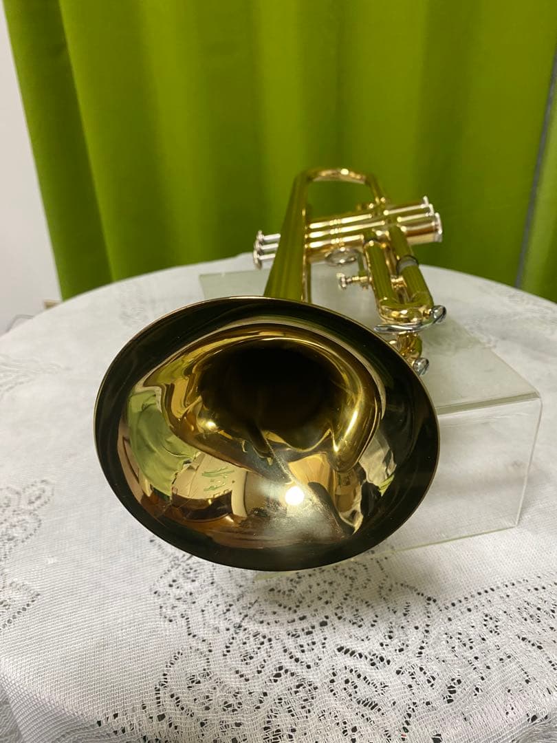 美品　メビウス100　ゴールド　トランペット 新品マウスピース付き