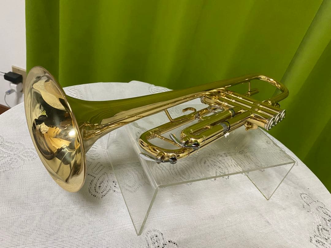 美品　メビウス100　ゴールド　トランペット 新品マウスピース付き