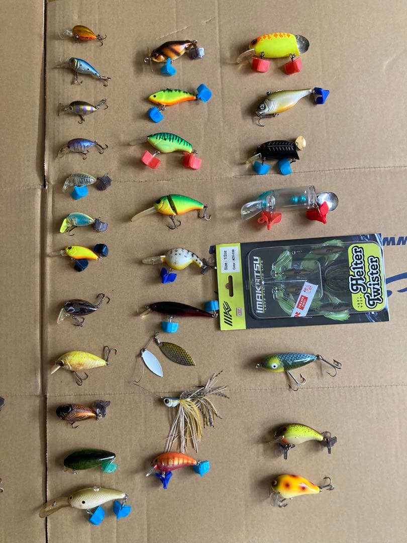 バス用メーカー色々ワームルアーセット