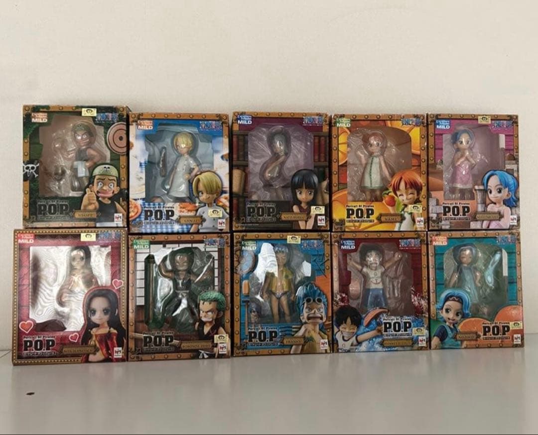 ワンピース　cb ルフィ　フィギュア　pop 11体セット CB POP まとめ