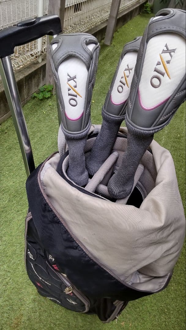 マンシング☆キャスター付きキャディーバック☆