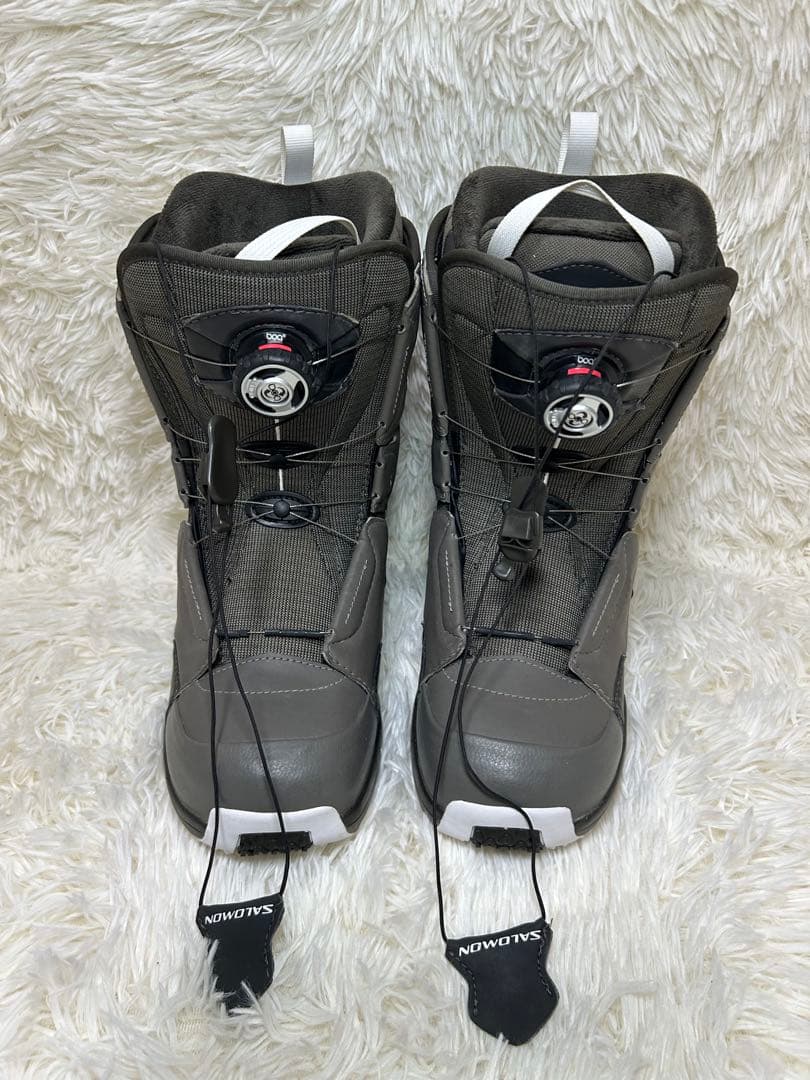 Salomon BOA スノーボードブーツ スノボー　メンズ　グレー　25.5