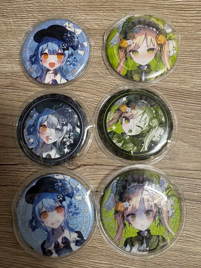 魔法少女ノ魔女裁判　缶バッジセット　橘シェリー＋遠野ハンナ