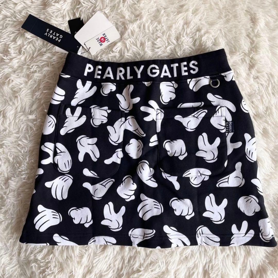 新品未使用　パーリーゲイツ　スウェットスカート　ミッキーマウス　ネイビー　M