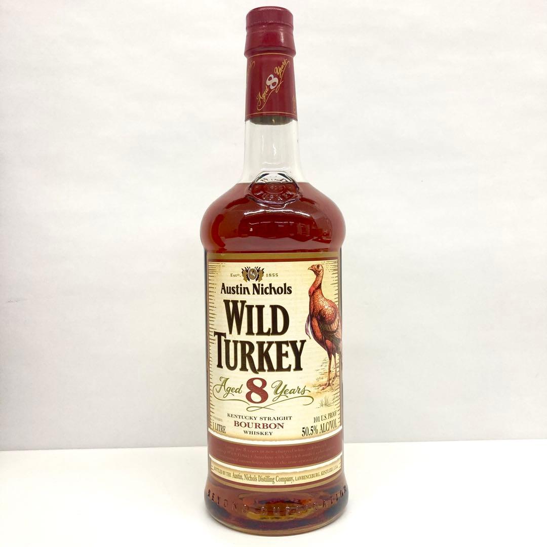 【旧ボトル】ワイルドターキー 8年・旧ラベル・WILDTURKEY 700ml⭐︎