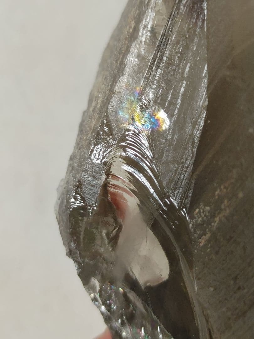 ブラジル産　ファントム　スモーキークォーツ　原石　797g