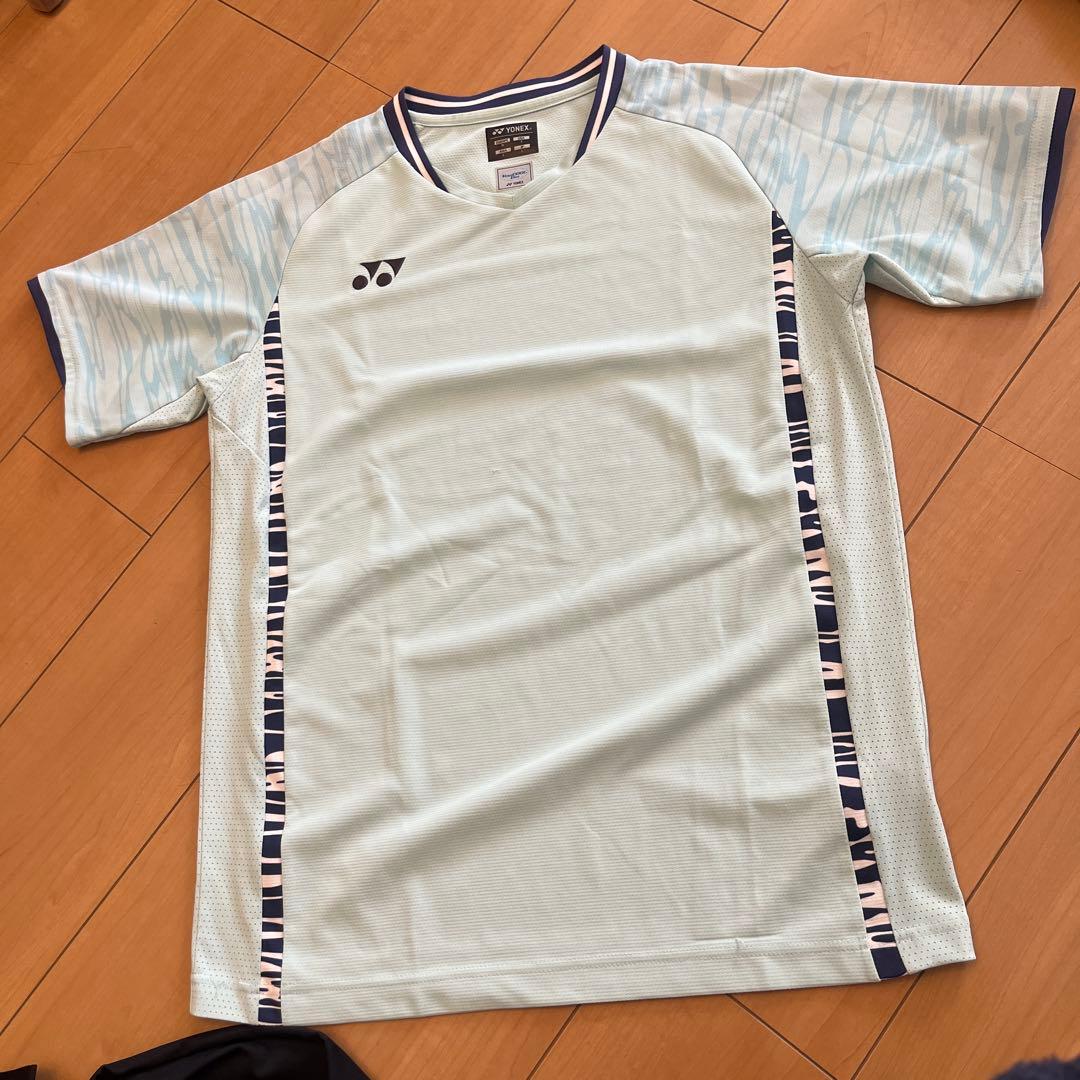 YONEX Tシャツ ハーフパンツ　水色　上下セット　ゲームシャツ