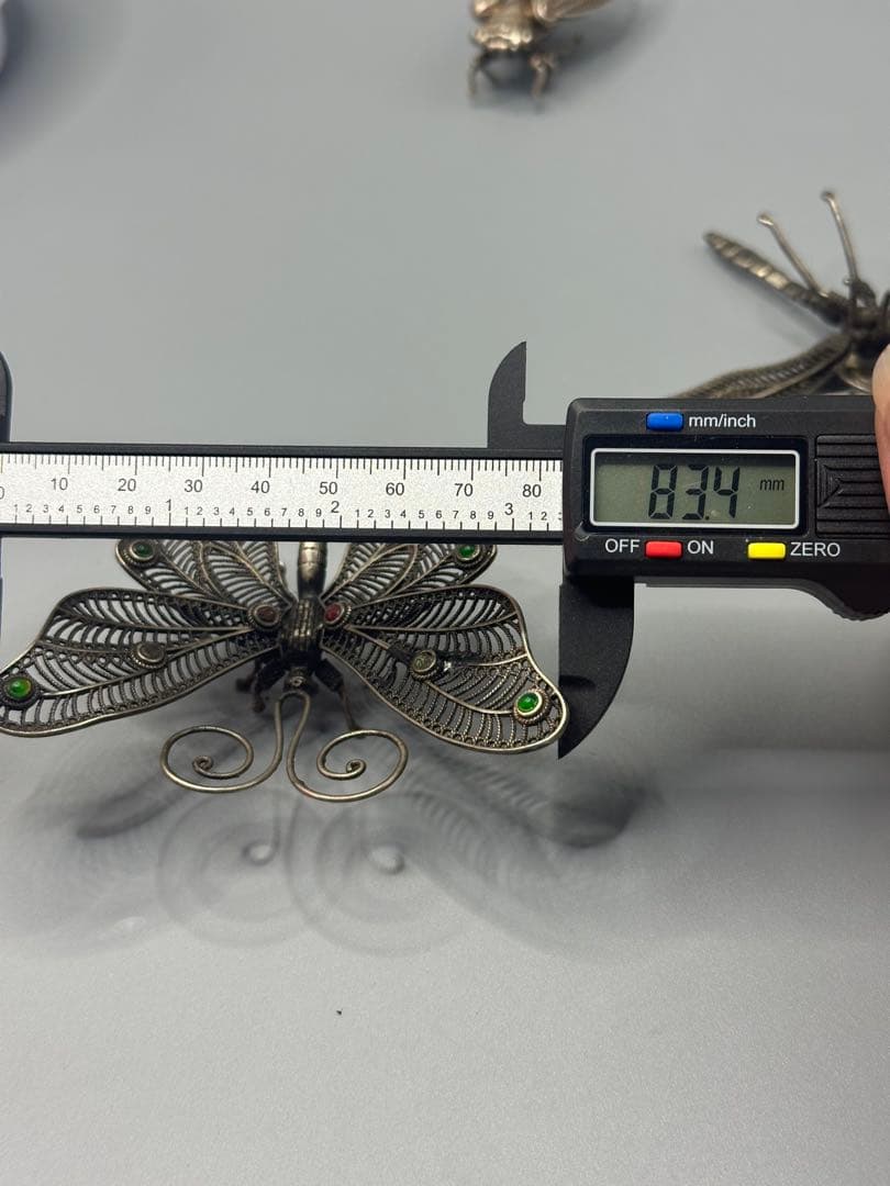 金属製昆虫ブローチセット