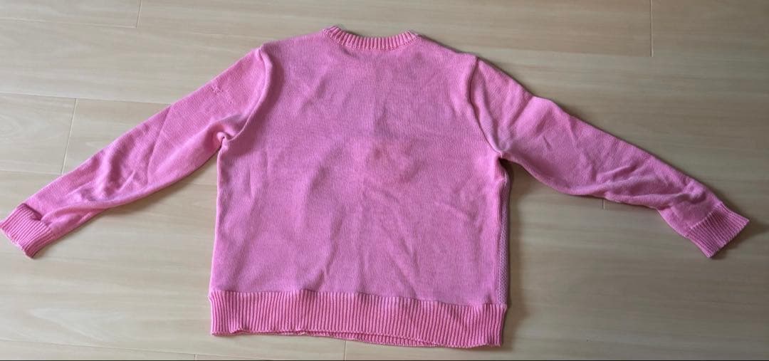 岡村靖幸　セーター　ピンク
