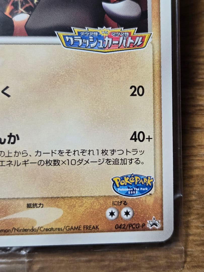 ポケパーク グラードン プロモ 042/PCG-P ポケモンカード
