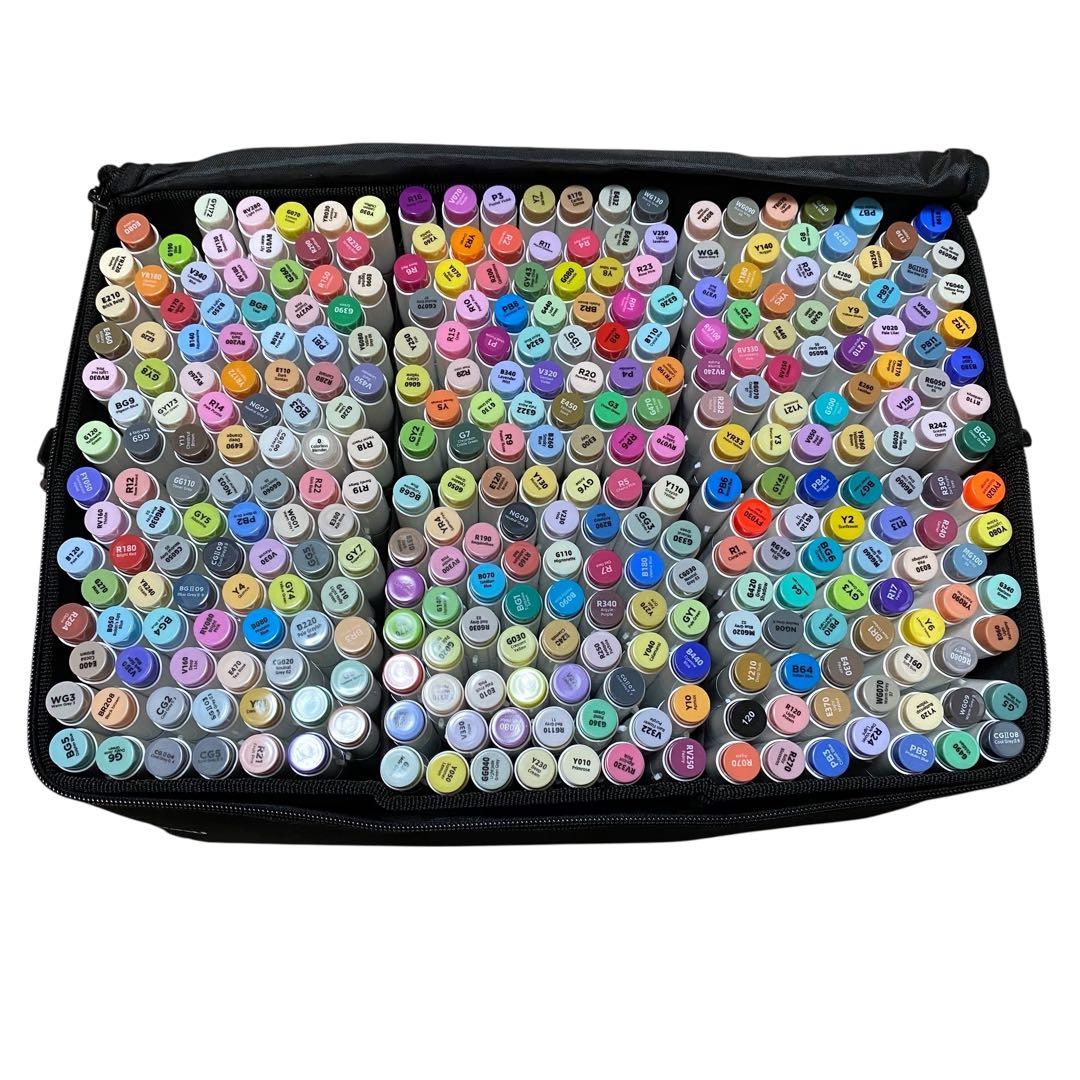 【良品】Ohuhu 320色マーカーセット