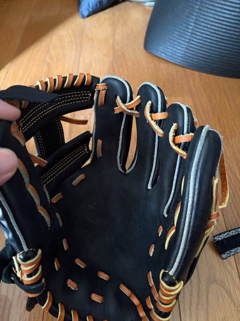 Hi-Gold 軟式グローブ型付け済 即使用可 ボール・袋付き