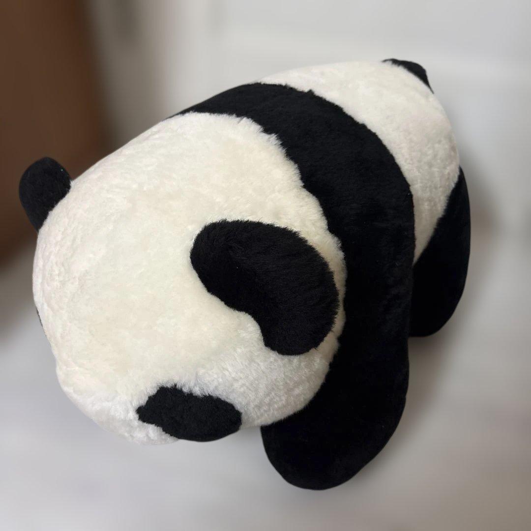 パンダ ぬいぐるみ。リアルムートンで制作まで６ヶ月で届きました。