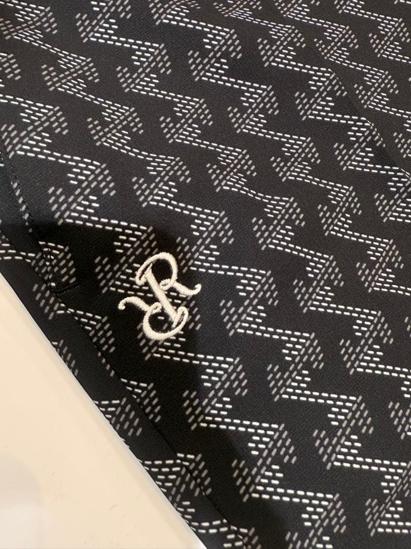 【新品】レザレクション　ゴルフ　メンズ　半ズボン　黒　Mサイズ