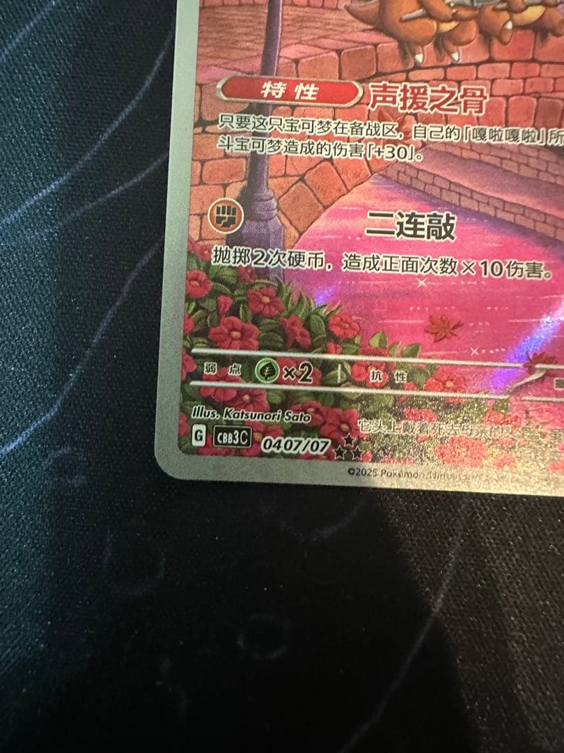 中国限定 ポケモンカードゲーム 宝石パックVOL.3 カラカラAR 白かけあり