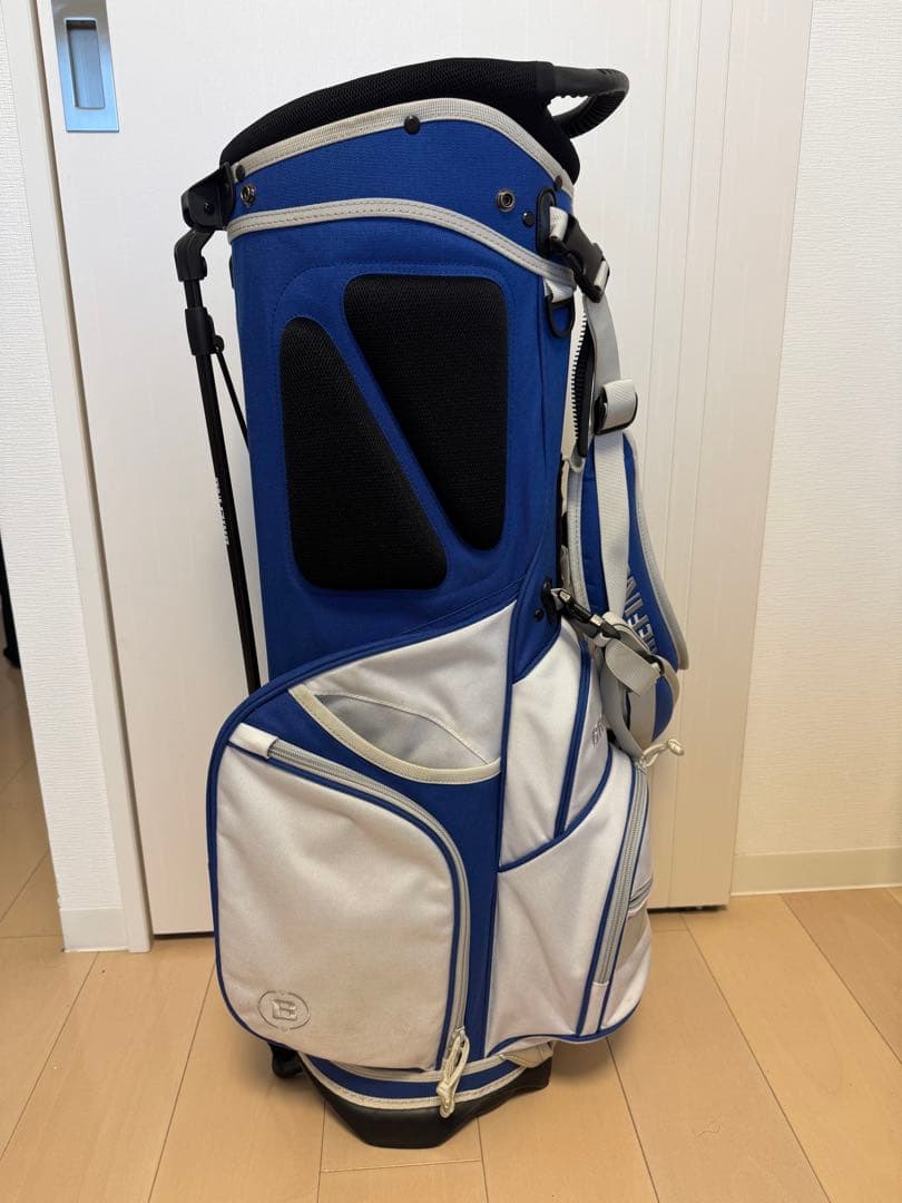 BRIEFING キャディバッグ 青 白