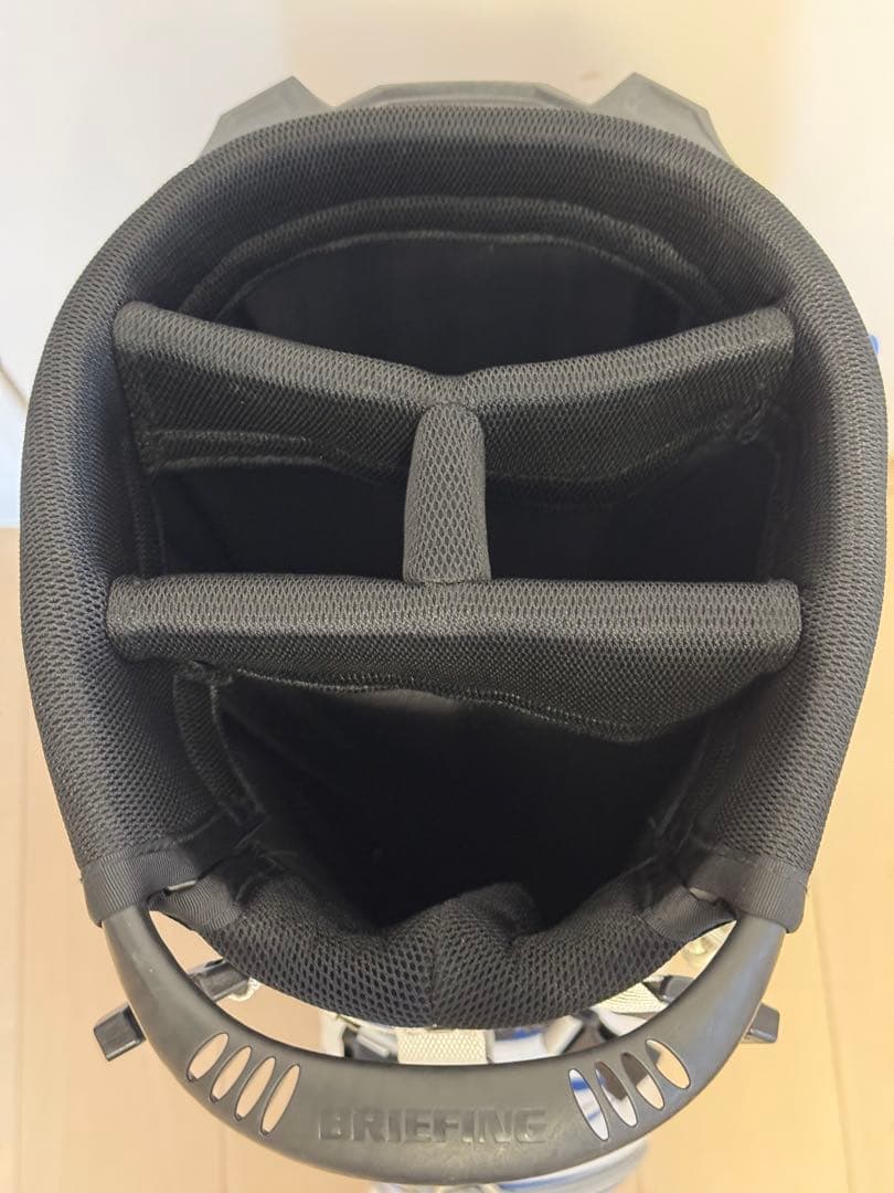 BRIEFING キャディバッグ 青 白