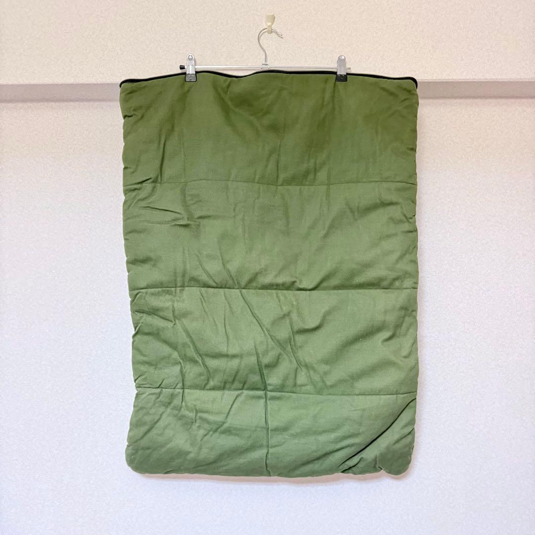 DoD ジャケシュラ2M アウトドア用品 寝袋 コットン素材 カーキ