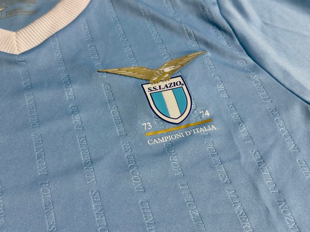 ◇激レア限定◇2023-2024 ラツィオ スクデッド獲得50周年記念ユニ 上下