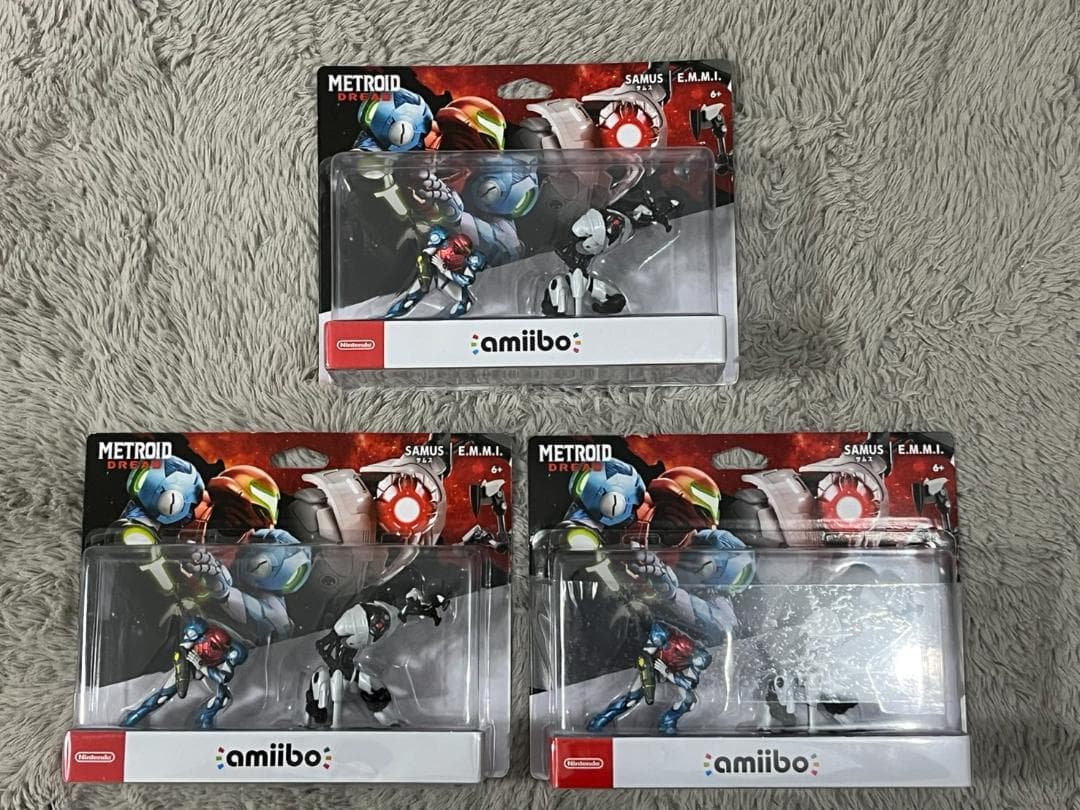amiibo サムス＆E.M.M.I. メトロイド 2体セット ×3箱 計6体