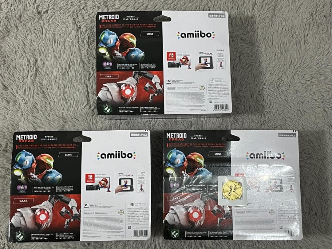 amiibo サムス＆E.M.M.I. メトロイド 2体セット ×3箱 計6体