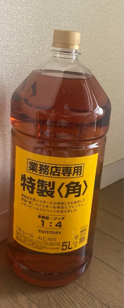 サントリー 特製ウイスキー 5L アルコール40%