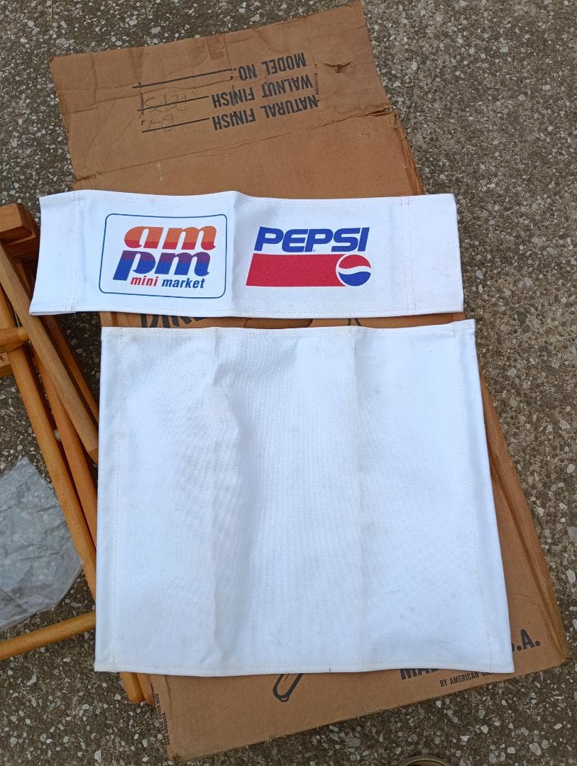 １５７０）ペプシ　フォールディングチェア（ディレクターチェア）デッドストック