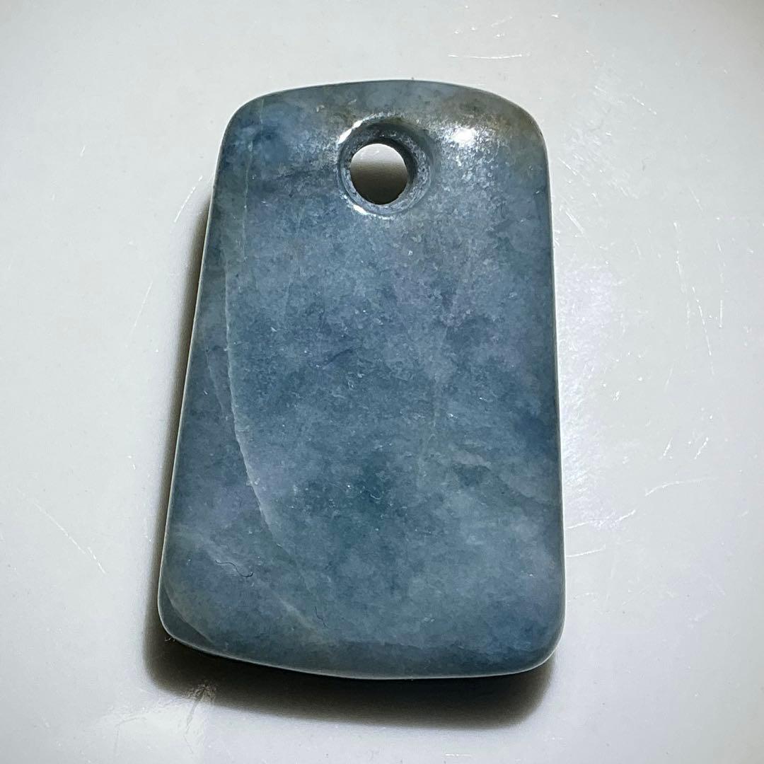 コン沢翡翠　銅鐸型ネックレストップ