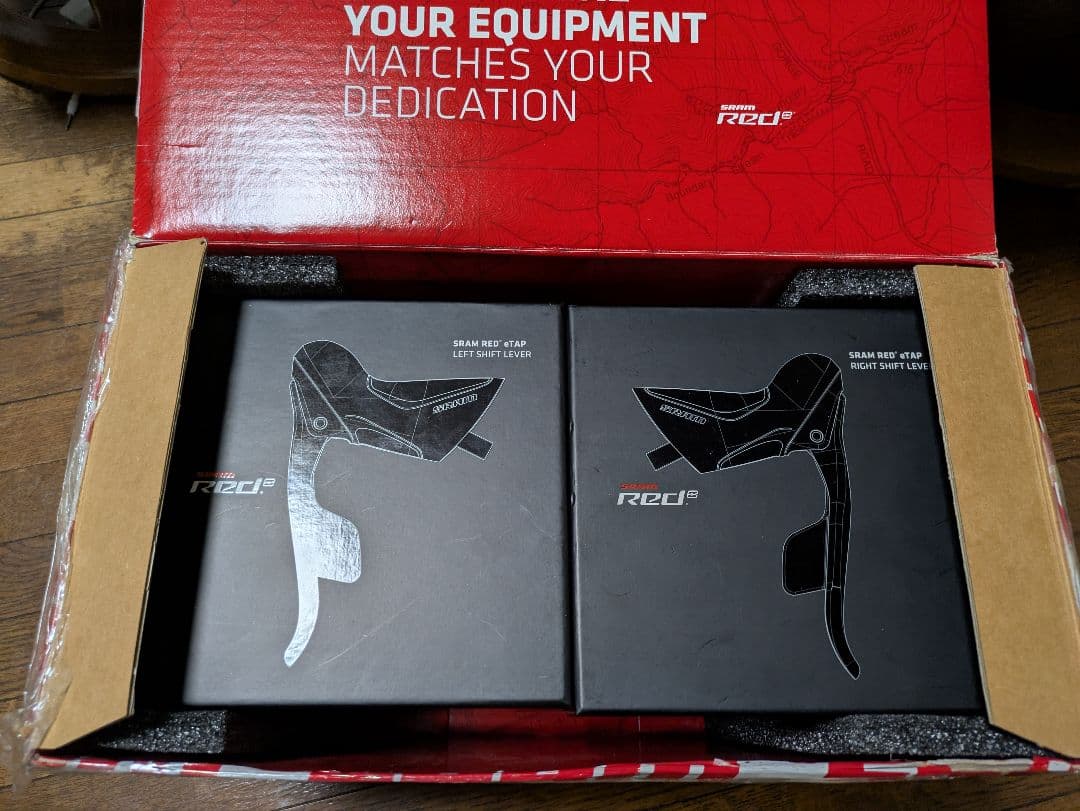 SRAM RED eTap 11速×2CDJビッグプリーV3PLUS 中古良品