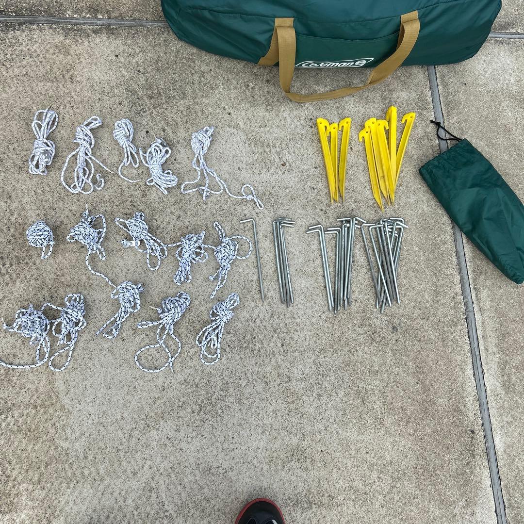 【訳あり】ラウンドスクリーン2ルームハウス コールマン　シート　コールマン