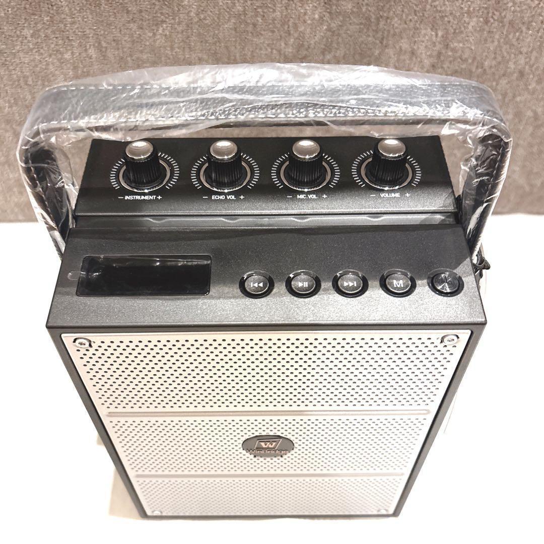 ポータブル拡声器 ポータブルスピーカー マイク 会議講演 カラオケ ワイヤレス