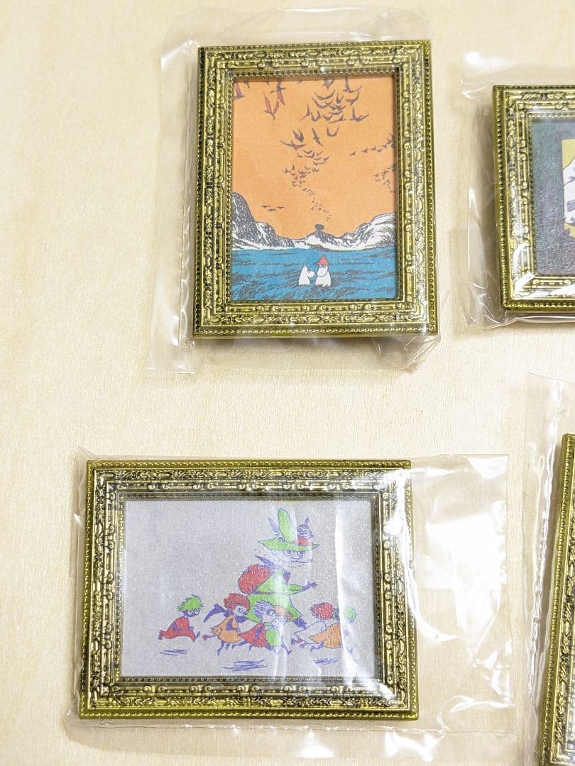 ムーミン ミニチュアアートマグネット　全6種類セット　カプセルトイ　レア