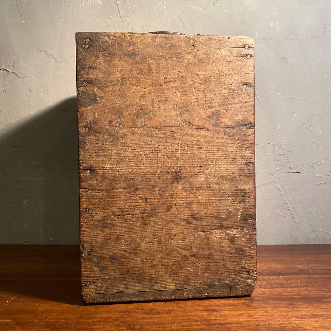 明治 硯箱 時代金具銭函 小引き出し アンティーク 骨董品 古道具 コレクション