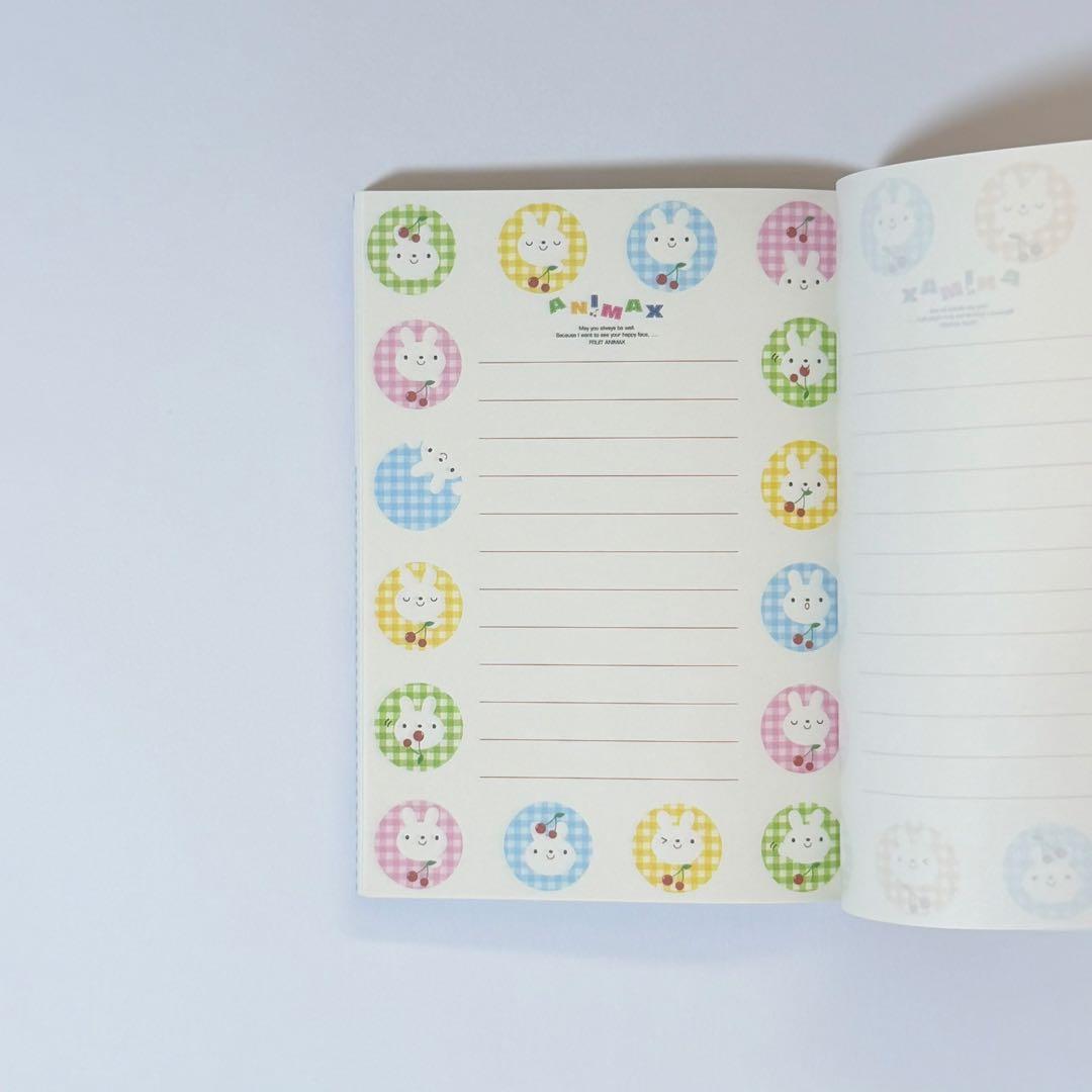 【匿名配送】激レア！未使用！プレコ アニマル くま うさぎ メモ メモ帳 当時物