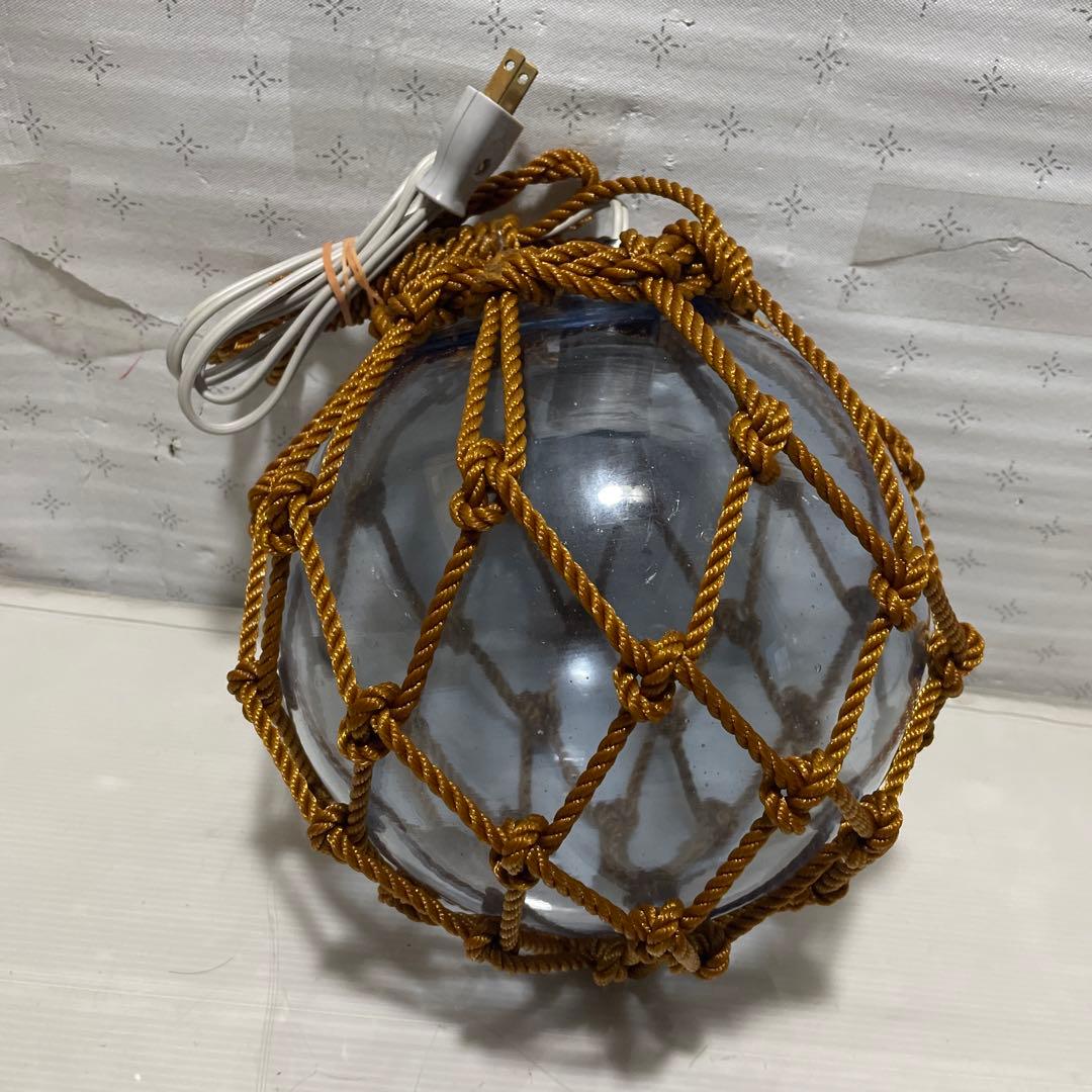 ガラス 浮玉❓ ランプ 照明 ペンダントライト ③