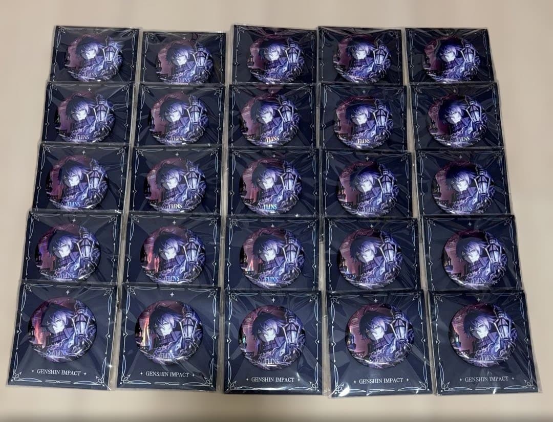 原神 フリンズ 缶バッジ 25個