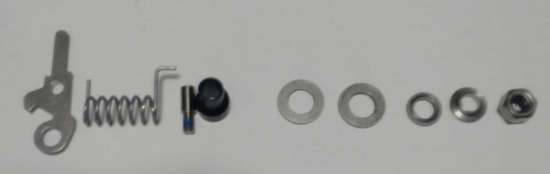 BROMPTON アルミニウム ヒンジクランプ & リアフレームクリップセット