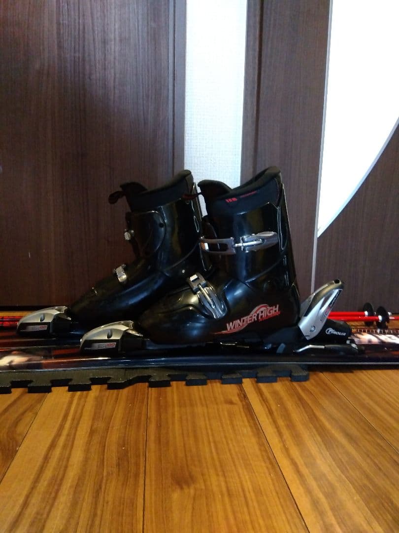 程度良好❗️KAZAMA 男女兼用/スキーセット・メンテ・WAX済み✔