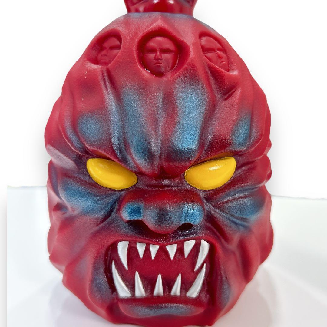 激レア 限定 レインボー造形 十面鬼 ソフビ 脱着可能