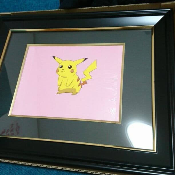 ピカチュー、セル画 (鑑定書付き)