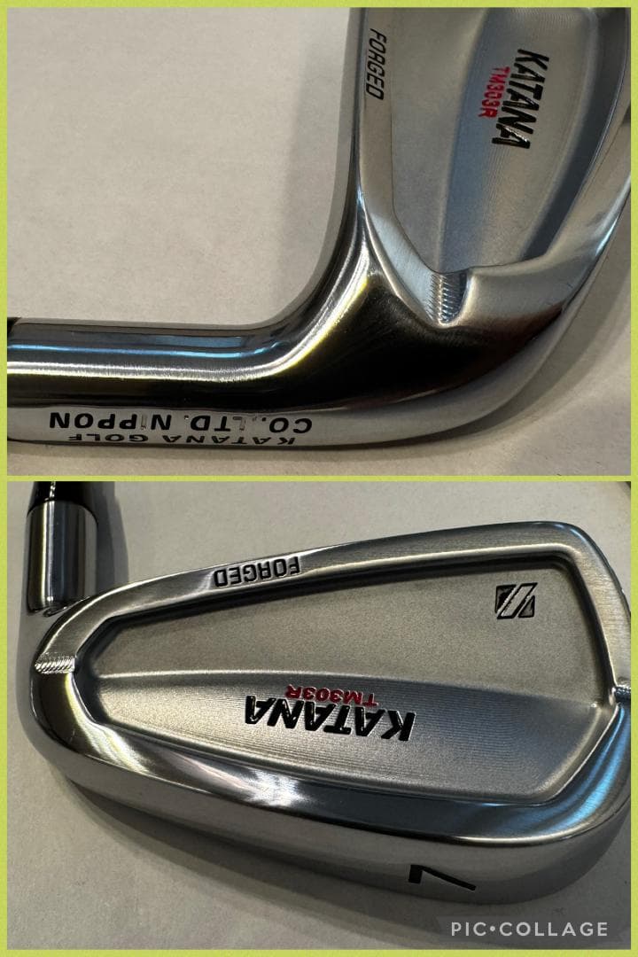 【状態：AA】鍛造アイアン：KATANA TM303R #4~PW 7本セット