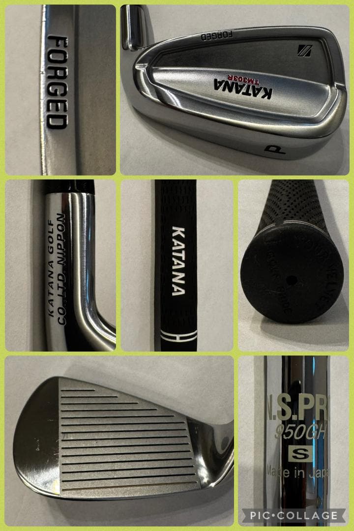【状態：AA】鍛造アイアン：KATANA TM303R #4~PW 7本セット
