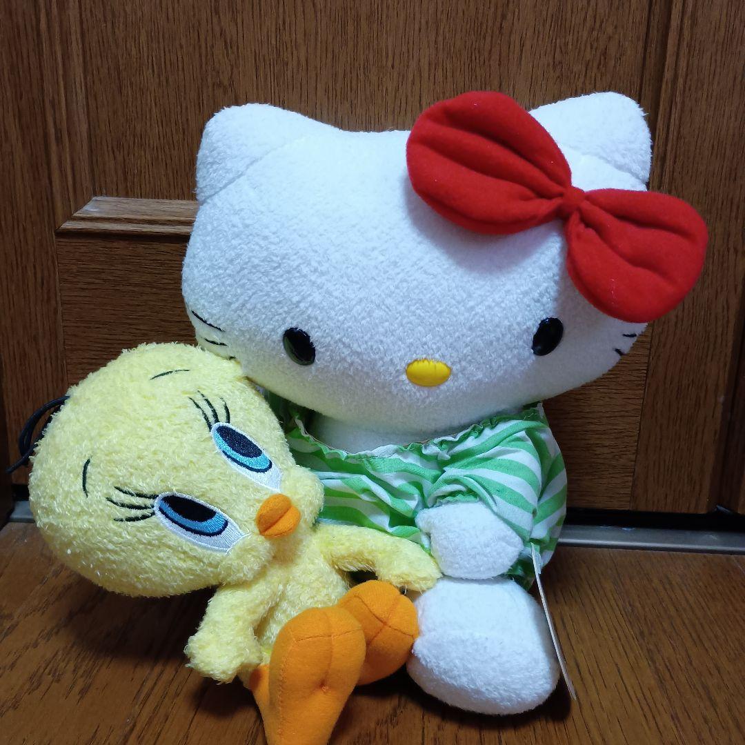 ツイーティー＆キティぬいぐるみ　平成レトロ　コラボ　希少　レア